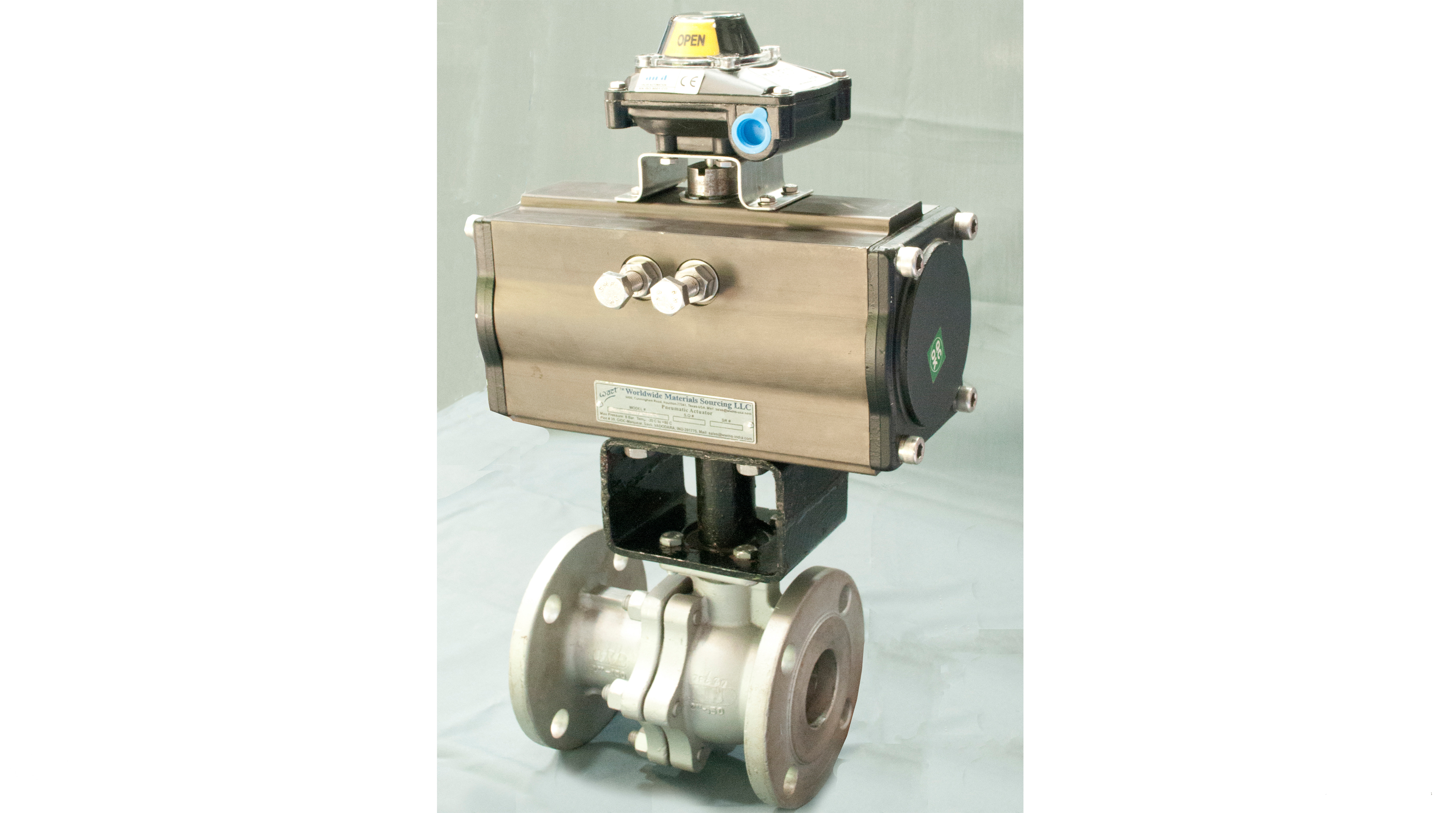 Pneumatic Rack & Pinion Actuator with Ball Valve